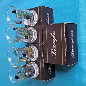 3 sets of Dram shooter glasses in boxes